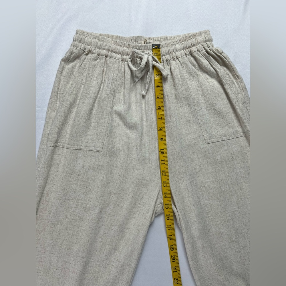 Meomua Linen Cotton Blend Tapered Leg Pant - Picture 9 of 14